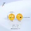 Puzuo Color Fuerte que Conserva Oro Antiguo Accesorios DIY Girasol Zaki Lam Lleno de Felicidad Pulsera con Agujero Pasante Cuentas