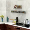 Estante de Pared Acrílico para Organización del Hogar Estante Flotante de Acrílico Frascos Especias Vino Libros Dropshipping