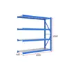 Estantería de Almacén Estantería de Almacenamiento de Alta Resistencia Estante de Almacenamiento Ajustable de Múltiples Niveles Estante de Panel de Capa Galvanizado Estante de Almacenamiento Venta al por Mayor