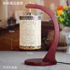 Lámpara de Cerámica Hueca Delgada Jingdezhen para Estudio, Dormitorio, Lámpara de Mesita de Noche, Protección Ocular, Decoración Creativa de Boda, Lámpara de Mesa Estilo Chino