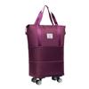 Maleta de Equipaje Rueda Universal Gran Capacidad Multicapa Bolsa de Viaje Almacenamiento Ampliable Viaje de Negocios al Aire Libre Plegable Bolsa para Viaje Corto