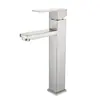 Grifo para lavabo de acero inoxidable 304, agua fría y caliente, grifo de un agujero para lavabo, lavabo de tocador de baño, transfronterizo