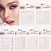 Gemas Faciais Brilhantes com Strass em Formato de Coração Acrílico Diamante Pérola Adesivos Faciais Populares Transfronteiriços do Fabricante