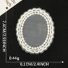 Lazo de encaje bordado encaje bordado pegatinas diy accesorios para cuenta de mano broche pinza para el cabello accesorios para el cabello pegatinas de tela