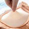 Forro de Modal No Magnético Bollo al Vapor Taza Engrosada Ropa Interior Sexy de Encaje Reunión para Pecho Pequeño Sujetador Ajustable Sin Aro