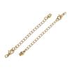 Cadena de extensión para collar y pulsera con cierre de hebilla de langosta de oro de 14/18 quilates que conserva el color, accesorios de joyería hechos a mano.