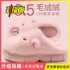 Chinelos de algodão Capivara para mulheres, novo modelo 2026 para outono e inverno, chinelos de algodão quentes de pelúcia antiderrapantes para casa, chinelos de algodão para maternidade