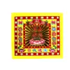 Piezas de Papel Dorado de Colores de 4 Pulgadas con Estampado Dorado al por Mayor para Ofrendas a Ancestros, Ofrendas de Fuego y Suministros Funerarios, Papel de Loto y Piña de una Sola Cara
