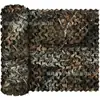 Rede de Camuflagem para Caça na Selva Rede de Proteção Solar Tática para Veículos Cobertura de Camuflagem 3D para Exterior Rede Decorativa de Camuflagem de Camada Única para Jardim