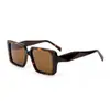 Nuevas Gafas de Sol Polarizadas Cuadradas Europeas y Americanas, Modernas Gafas de Acetato de Montura Grande para Mujer, Gafas de Sol de Montura Grande para Celebridades de Comercio Exterior