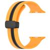 Para Apple Apple Watch Ultra Apple Watch 1-10 Fivela Magnética Universal Pulseira de Silicone Bicolor