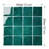 Adesivos de Parede Autoadesivos 3D de Plástico Finos e Grossos Fornecimento Direto Transfronteiriço Adesivos de Parede Imitação de Azulejo à Prova de Óleo e Impermeáveis para Cozinha Banheiro