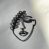 Estilo Ins Transfronterizo Cara Pequeña Acrílico Decoración de Pastel Mujer Normcore Arte Facial Decoración Lateral de Pastel