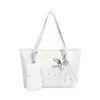 Bolso Tote Casual Versátil con Forma de Estrella para Debajo del Brazo para Mujer 2026 Nuevo Estilo Diario Moda Plisada Bolso de Mano para Viajar