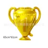 Partido de Fútbol Nuevo Transfronterizo Mascota Copa del Mundo Krachisa Yume Pur Estilo Dibujo Animado Globo de Papel de Aluminio