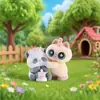 Figura de Panda Desenho Animado Criativa Fofa Caixa Surpresa Decoração de Mesa Tendência Mais Vendida Presente de Feriado