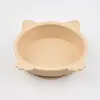 Amazon Tazón de Silicona para Comida de Gato Tazón de Comida con Ventosa para Bebé Anticaídas Tazón para Comer Infantil Tazón de Comida de Silicona de Grado Alimenticio
