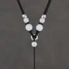 Corda de Colar de Jade Pingente de Jade Pingente para Pendurar no Pescoço Fivela de Segurança Cordão de Pingente Ajustável Corda de Pingente