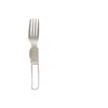 Set de cubiertos plegables de titanio puro, portátil para uso en exteriores, cuchillo, tenedor y cuchara de aleación de titanio, apto para acampar, picnics y viajes; ligero y duradero