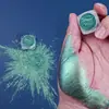 2025 Novo Pó de Unha Aurora Super Brilhante Transfronteiriço Camaleão Óptico Maquiagem de Alto Brilho Glitter para Sombras Phantom Neon