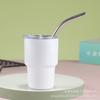 Taza de vacío Espresso nueva transfronteriza 2oz mini vaso para licores de acero inoxidable Vaso con pajita creativo de aspecto elegante