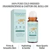Aceite de Ricino y Olíbano Roll-On Aceite Esencial Refrescante, Hidratante, Suave y Nutritivo, Hidratación Diaria, Cuidado Cómodo para Cuerpo y Piel