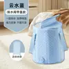 Tina Plegable para Pies de Adulto, Profunda y hasta la Rodilla, Engrosada con Salida de Drenaje, Bolsa Portátil para Remojo de Pies en Casa, Hasta la Rodilla