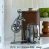 Porta plumas de músico de banda de hierro forjado vintage, decoración casera creativa hecha a mano, escritorio de sala de estar, en stock, venta al por mayor