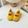 Sandalias de Diadema Caladas para Niñas 2026 Verano Nuevo Estilo Coreano Transpirables Suela Suave Mocasines con Faldas Zapatos Individuales