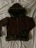 Sudadera con Cremallera y Cuello de Piel Transfronterizo Europeo y Americano, Estilo Callejero Vintage, Sudadera con Capucha Retro para Otoño e Invierno Parejas