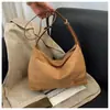 Bolsa Feminina Vintage Sofisticada Fosca de Alto Valor Estampa de Leopardo Transversal para o Dia a Dia Casual Preguiçosa de Ombro Axilar