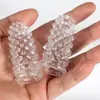 Luvas de Dedo da Moda para Prazer, Luvas de Dedo com Partículas Estimulantes, Luvas de Cristal em um Saco, Produtos Inovadores para Adultos
