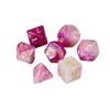 Set de Dados Multilado Starlight New para Juegos de Rol de Mesa, Set de 7 Dados, Accesorios Creativos al por Mayor