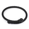 Pulsera de cuerda de alambre de acero inoxidable de titanio caliente transfronteriza pulsera de torsión ajustable con apertura de cabeza de cuentas de acero de titanio europeo y americano