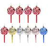 Pirulito Cauda de Dragão Tigre Fênix Acessórios de Decoração de Natal Pintados Festa de Natal Casamento Árvore de Natal Pingente de Doce