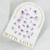 Diamante de K9 de alta qualidade para nail art, formato especial de coração torto, fundo pontudo, diamante super brilhante, sonho, broca de unha especial de fundo pontudo, multicolor opcional