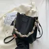 Bolso Cubo de Textura de Alta Gama para Mujer 2023 Nuevo de Moda Popular Cadena de Nicho Bolso Bandolera Bolso Cubo
