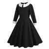 Vestido de Malla para Fiesta de Cosplay de Niña Miércoles Addams Venta al por Mayor Transfronteriza