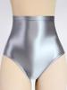Pantalones de Gimnasia Artística, Elásticos Ajustados, Sedosos y Brillantes, Ropa Interior de Gimnasia Moldeadora, Pantalones de Triángulo de Corte Alto para Uso Interno y Externo