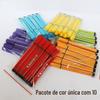 Caneta aquarela única opcional triângulo haste monocromática caneta aquarela única a granel 48 cores opcional cabeça grossa vermelho azul