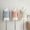 Camisola de Punto con Mezcla de Lana de Oveja, Escote Caído y Set Puro Deseo