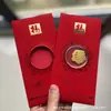 Adesivos de Telefone de Ouro Puro 999 para o Festival da Primavera, Artesanato em Metal de Envelope Vermelho de Alta Qualidade, Presentes para Reunião Anual