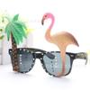 Gafas de fiesta hawaianas polvo de cebolla de verdeo gafas de flamenco vasos de cerveza vasos de piña girasol vasos de plástico