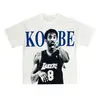 Nueva Camiseta con Estampado de Baloncesto para Hombre y Mujer, Camiseta de Manga Corta, Ropa de Alta Calidad para Hombre, Street Wear Algodón
