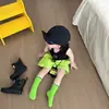 Conjunto de Verano para Niños: Pantalones Cortos Deportivos Coloridos, Pantalones Cargo, Pantalones Dopamina, Camiseta sin Mangas Negra Versátil