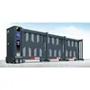 Puerta corredera seccional de aleación de aluminio inteligente Puerta eléctrica Fábrica Puerta de entrada Unidad escolar Villa de vecindario Patio Puerta corredera automática