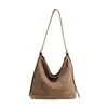 Bolsa Tejida de Retazos Elegante de Moda Verano 2026 Bolso de Hombro Casual de Paja Bolso Cruzado de Playa Ins