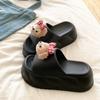 Chinelos Integrados Eva Verão 2025 Versão Coreana Gatinho Simples Casual Macio Antiderrapante Chinelos de Exterior para Mulheres