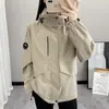 Chaqueta para Mujer Primavera y Otoño Delgada 2025 Nueva Impermeable y Cortavientos Pequeña Desmontable de Una Sola Capa Rompevientos para Pareja