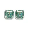 Moissanita Azul-Verde Original Corte Ascher Piedra Suelta con Certificación Gra, Venta al por Mayor de Fábrica